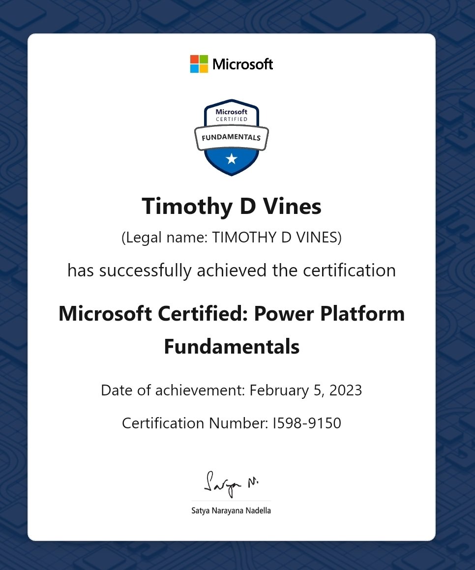 vinestim's tweet photo. Spent the weekend studying 🙂 Achieved two of four of my 2023 personal goals in February ❤️

 If #GetErDone was a person 😁😁. #MicrosoftCertifiedPowerPlatformFundamentals #PowerBi #PowerApps #PowerAutomate #PowerVirtualAgents https://t.co/1QbALK2CZr