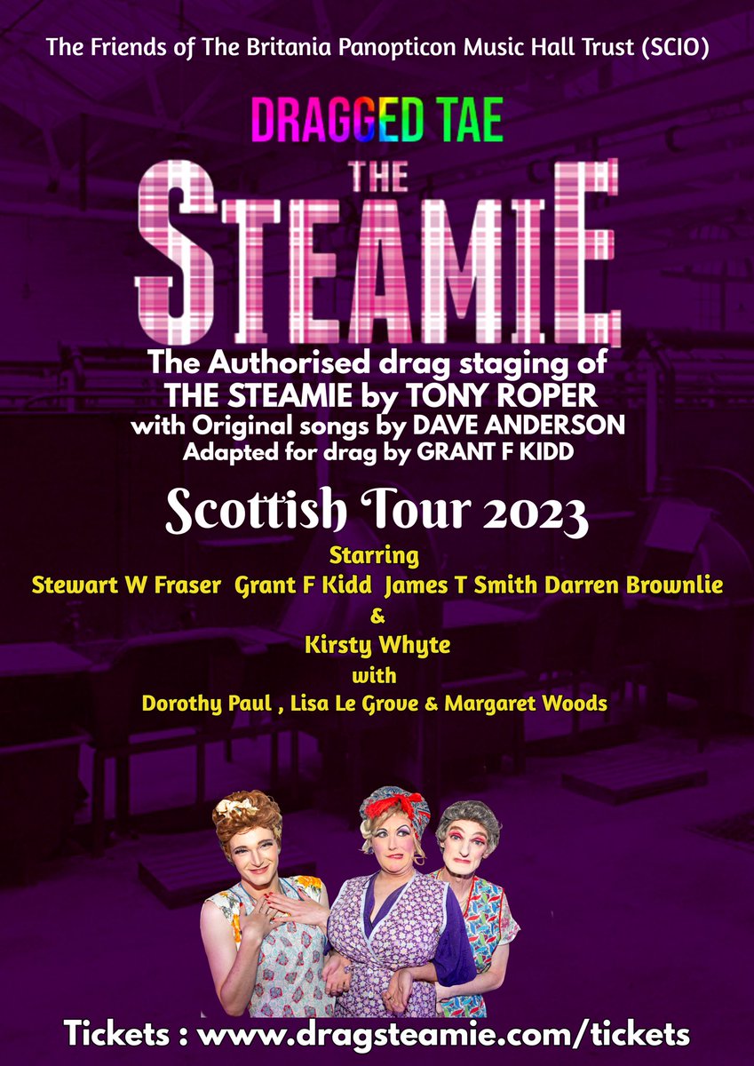 DragSteamie's tweet photo. IF YOU WANNA COME AND SEE ME GET DRAGGED TAE THE STEAMIE : https://t.co/ssMqjzao1y 

@BBCPolliemac @WhatsOnStage @Whatsonscotland @EALeisure @onfife @LiveArgyll @GardyneTheatre @TivoliAberdeen @angusalive @Glasgow_Times @Darrenbrownlie @auntie_effie @TheNomiDivine @RoxyStardust https://t.co/JMfBSZSIhr