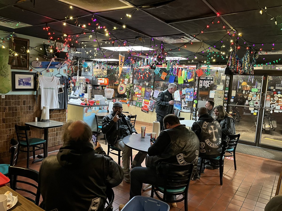 43IronCrew's tweet photo. Had some men from out of state come hang out with us Saturday!
#Disciple #GodIsGreat #MC #43MC  #SYLD #VictoryInBrotherhood #MotorcycleLife #MotorcycleClub #MCLife #Christian #BikerLife #MenOfGod #TattoedChristian #WarriorsOfGod #SavedNotSoft #Brotherhood #Ghostin #ChooseJoy https://t.co/loc6Qo02Kn