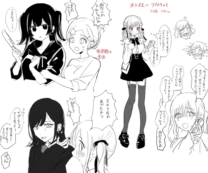 りなについて 落書き 