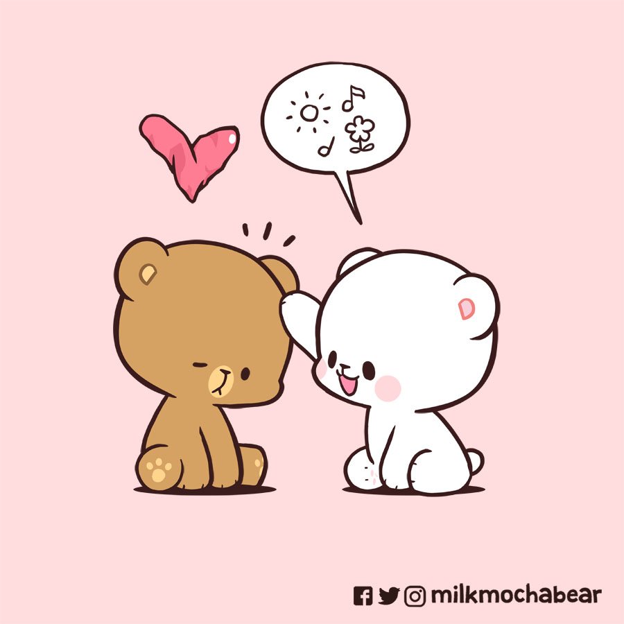 ❤️
---⠀⠀
Feel free to mention someone supportive~! 💕
#milkmochabear
#milkandmocha 