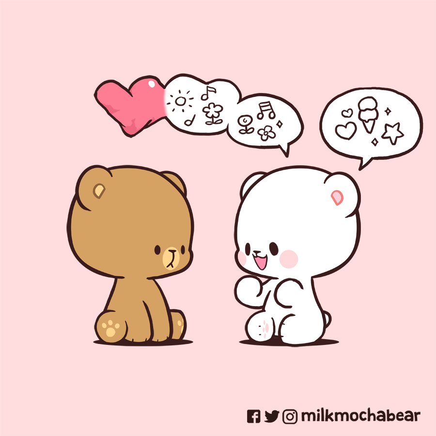 ❤️
---⠀⠀
Feel free to mention someone supportive~! 💕
#milkmochabear
#milkandmocha 