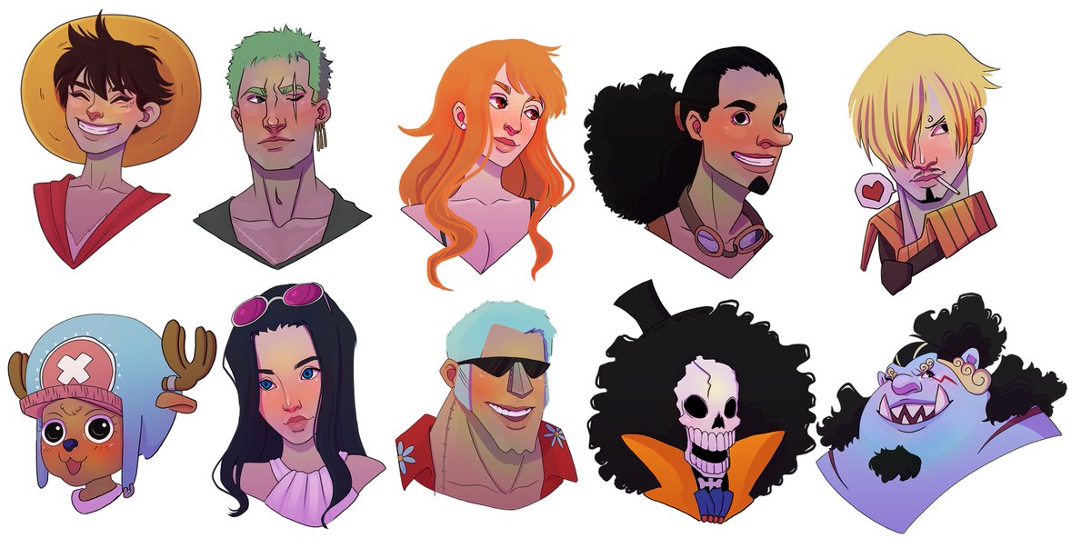 Rowyn25's tweet photo. One Piece Stickers!! Gonna be at Atl Comic Con Feb 24th - 26th!  Booth B-29! If your in the area, come out! #altcomiccon #onepiece #luffy #zoro #nami #usopp #sanji #chopper #Robin #Franky #brook #jinbe https://t.co/Z16yvVqlec