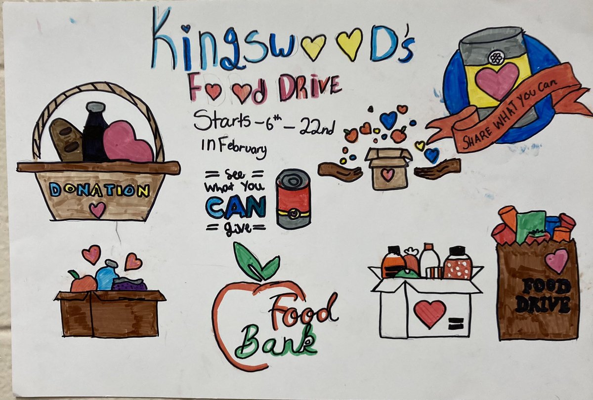 It’s the first day of the <a href="/KingswoodDrive/">Kingswood Drive P.S.</a> Food Drive to support the Knights Table. Thank you for supporting this student-led initiative 😍 <a href="/PeelSchools/">Peel District School Board</a>