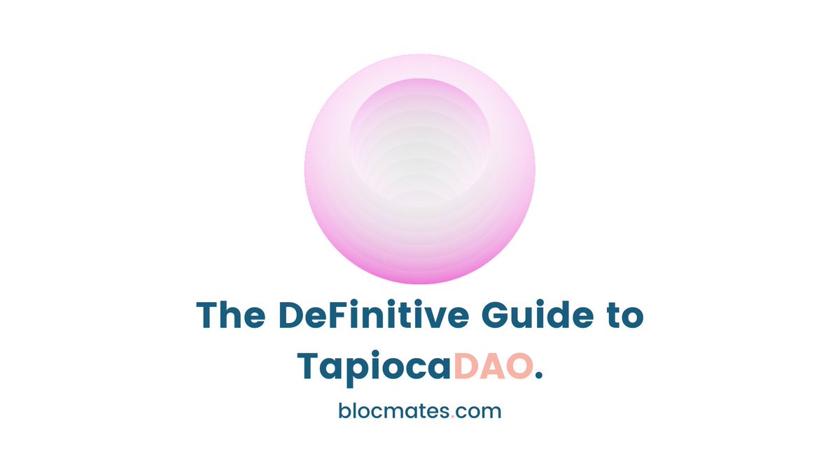 HOLD UP.

We have just released The DeFinitive Guide to <a href="/tapioca_dao/">TapiocaDAO (now Alto)</a> and it is a 35 page monster.

⚪️ What is $TAP $oTAP $twTAP &amp; usd0?
⚪️ How does the $oTAP Airdrop work?
⚪️ What is Singularity &amp; Big Bang?
⚪️ Alpha on the expected release date 👀

Link 👉 blocmates.com/blogmates/the-…