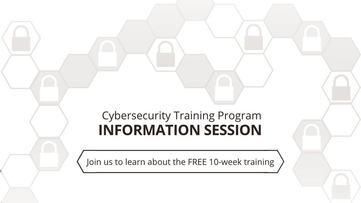 CultureLinkTO's tweet photo. Are you interested in our #CybersecurityTrainingProgram? Learn about the training content and the requirements to participate. Join an Information Session and get ready to fast-track your Cybersecurity career! Visit https://t.co/QiDi7TUIBy for all upcoming dates. https://t.co/M4Dh3nDnyA