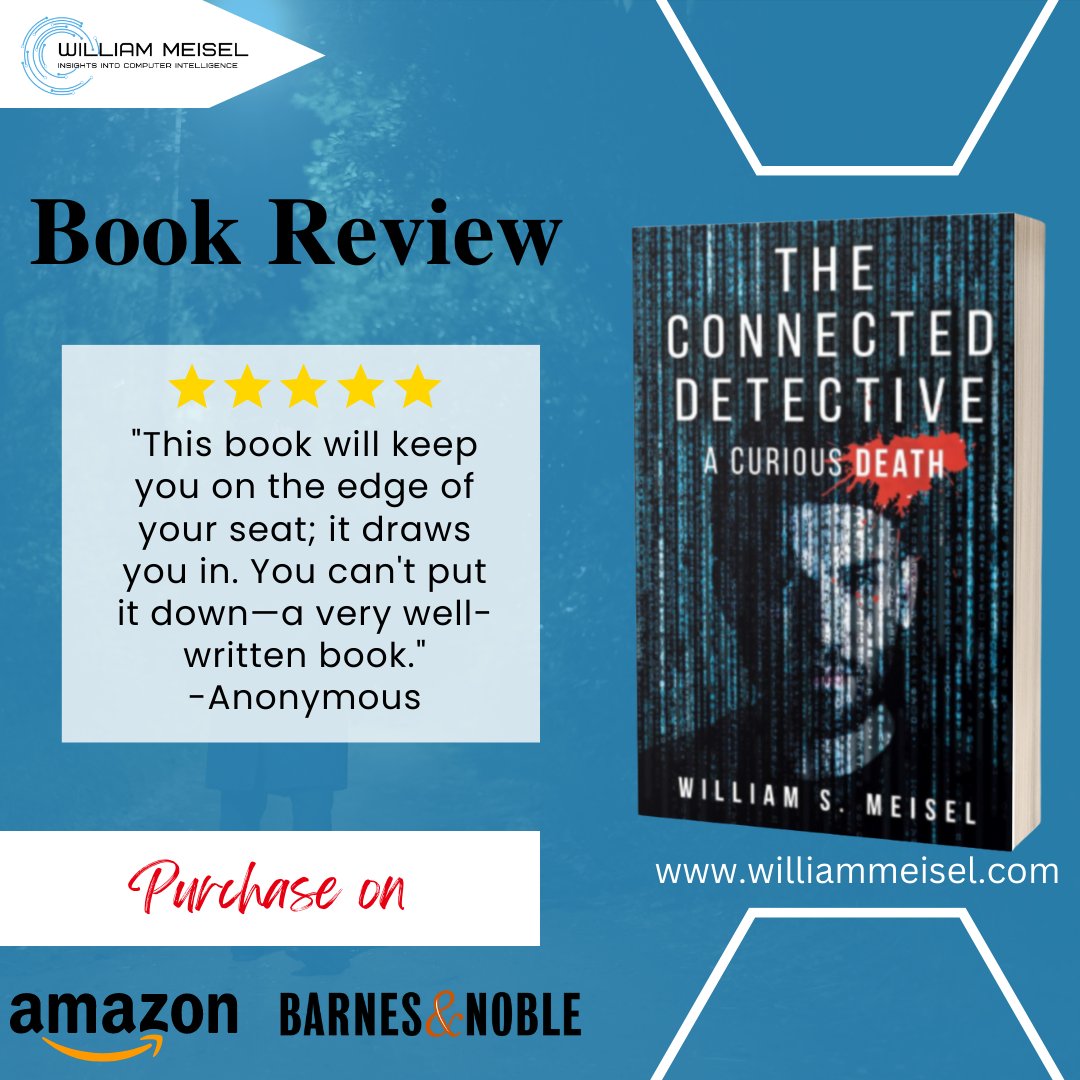 BillMeisel's tweet photo. "This book pulls you in and keeps you on the edge of your seat the whole time. This novel is so wonderfully written that you won't be able to put it down."
.
Grab a copy of my book: https://t.co/U5MaG2Gvf6
.
#evidence #businessman #murder #police #computers #detective #connected https://t.co/obT22VdnKB
