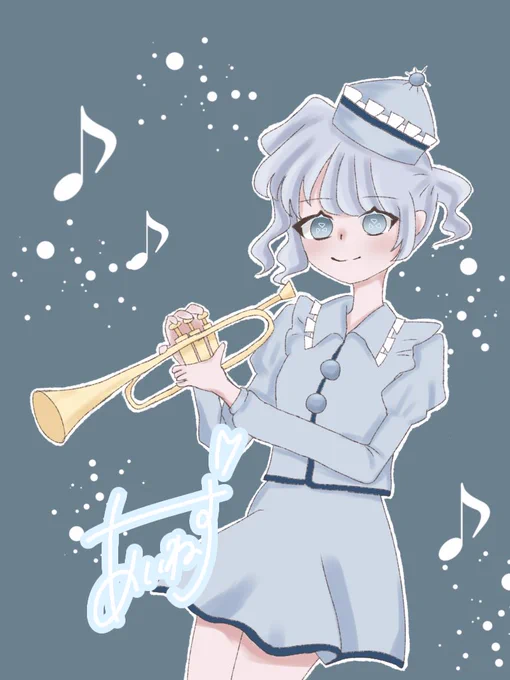 Day17 メルラン・プリズムリバー #100日チャレンジ  #東方Project  #藍鼠の青服 
