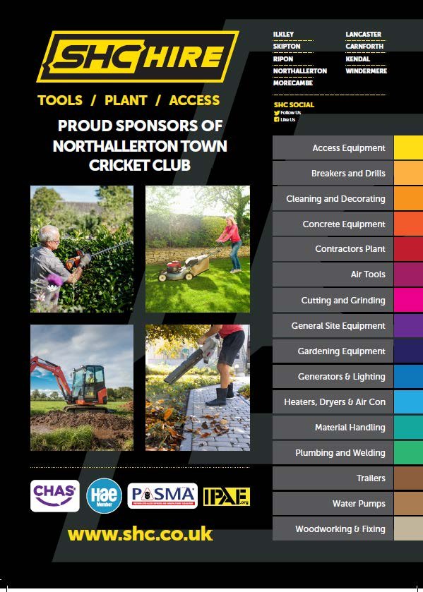 We are pleased to announce that we are new club sponsors of <a href="/CcNorthallerton/">Northallerton Town CC</a>