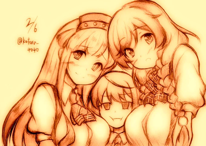 峯雲!フ、フレ雲!…朝雲#艦これ版深夜の真剣お絵描き60分一本勝負#艦これ版真剣お絵描き60分一本勝負_20230206 