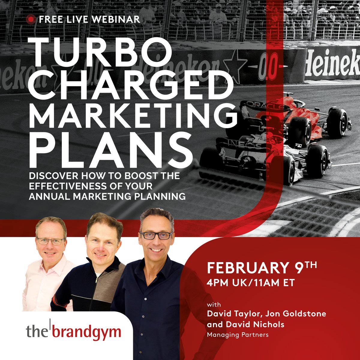 For inspiration on getting the biggest bang from your marketing budget, there's still time to save a seat for this Thursday's webinar on Turbo Charged Marketing  (Thursday Feb 9th, 4pm UK): lnkd.in/e7JxycRN