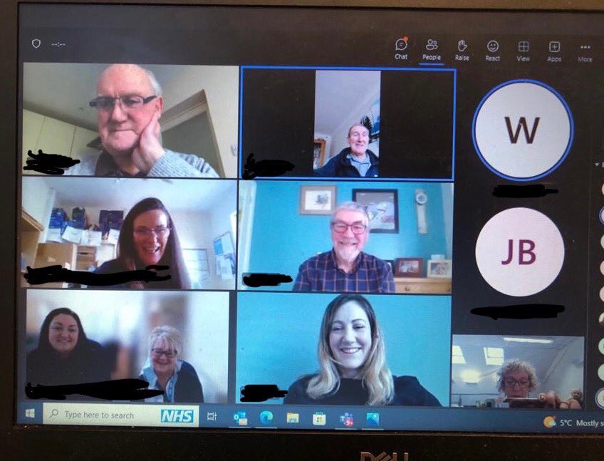 nursemaggi's tweet photo. Across PCN Video Group Clinics for our patients affected by cancer, joined by #macmillan and researchers from Oxford University @MacmillanWL @WestLancsNHS @CNOEngland @darran_harris @AudraKParker https://t.co/ziQTceZU5f