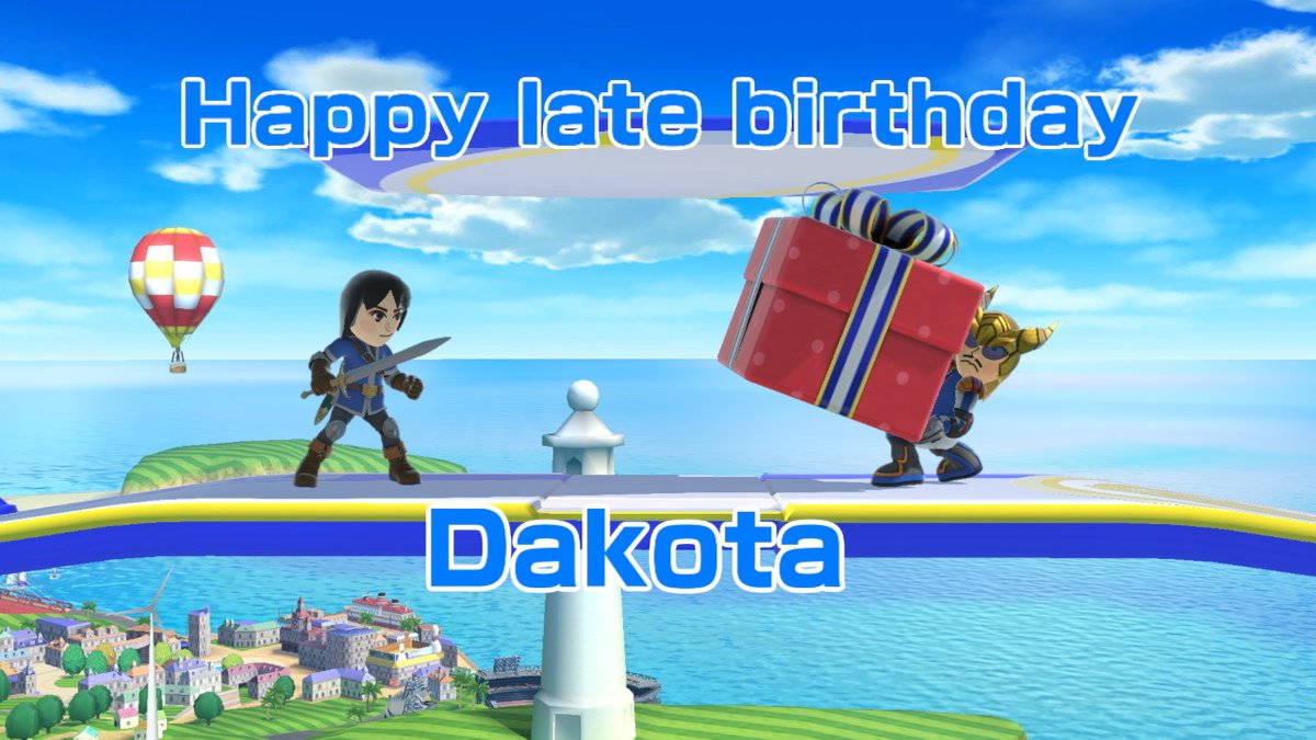 SuperBlueCamX's tweet photo. #SmashBrosUltimate #NintendoSwitch
Yesterday was my very good friend @Pixelboid's 26th birthday, but I completely forgot to mention it and make her a birthday picture.
I promise this will not happen again Dakota!
Anyway, I hope you enjoyed your birthday Dakota!
Again apologies... https://t.co/tEFPkpClHv