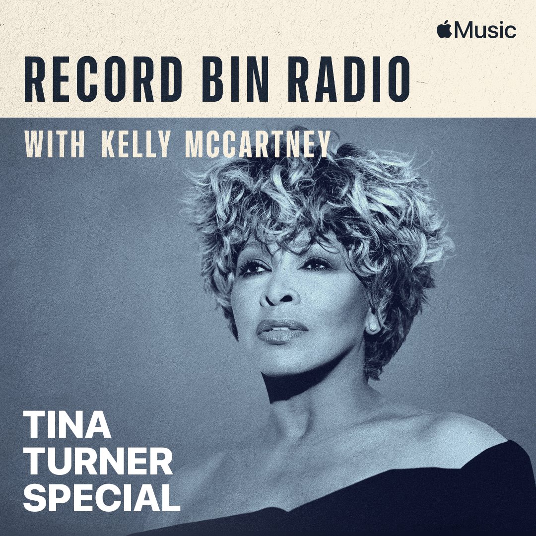 Make sure you listen in to the Tina Turner Special on Record Bin Radio with Kelly McCartney on Apple Music. Listen here: apple.co/recordbinradio
