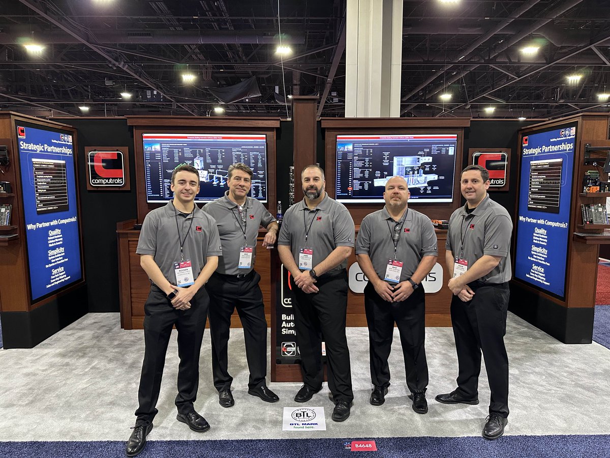 Come visit the Computrols team at the AHR Expo. Booth B4648
#hvaccontrols #buildingautomation #bacnet #btl
