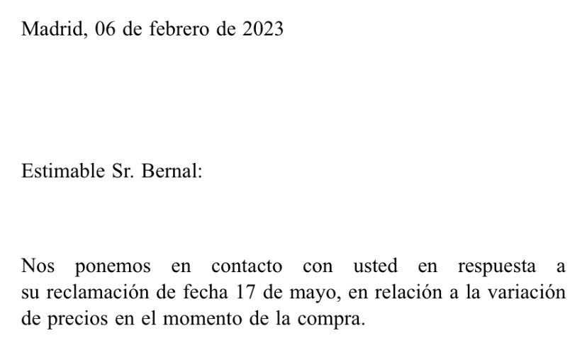 jbernalblanco's tweet photo. Más de 8 meses en resolver una reclamación para decir que obviamente ellos no tiene culpa que puedas obtener unos precios más baratos en web para luego dar error en la compra y si lo haces por teléfono apliquen la tarifa más cara, precios dinámicos los llaman. Vergüenza @Renfe https://t.co/CQG9KCar3l