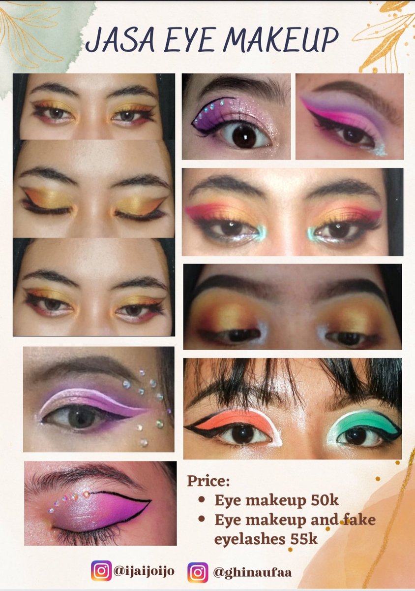 grizziest's tweet photo. Jasa Eye Makeup
📌 NCT Dream, BlackPink, Treasure
 
Haloo !
Aku buka jasa eye makeup / full face makeup untuk konser NCT Dream tgl 4 dan 5 Maret nanti ya.
Tanya tanya dulu aja yuk 🤗
#NCTDREAM_THEDREAMSHOW2_in_jakarta https://t.co/m718st42Tt