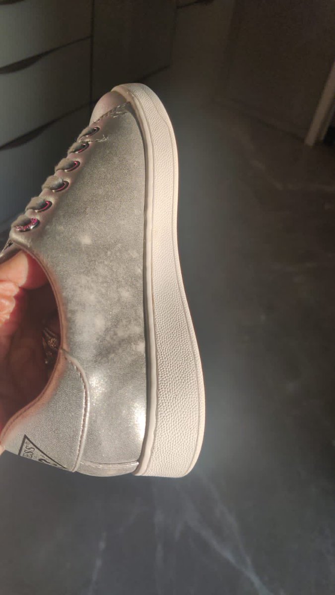 prekshasays's tweet photo. @MyntraSupport I ordered 2 pairs of GUESS shoes.Returned 1 which was defective. Went through hours of customer service trying to explain how the show was damaged &amp; hence I had to buy new shoes from a physical store. No proper investigation. No help.Even from the manager. Shameful https://t.co/rftvRn4Ys7