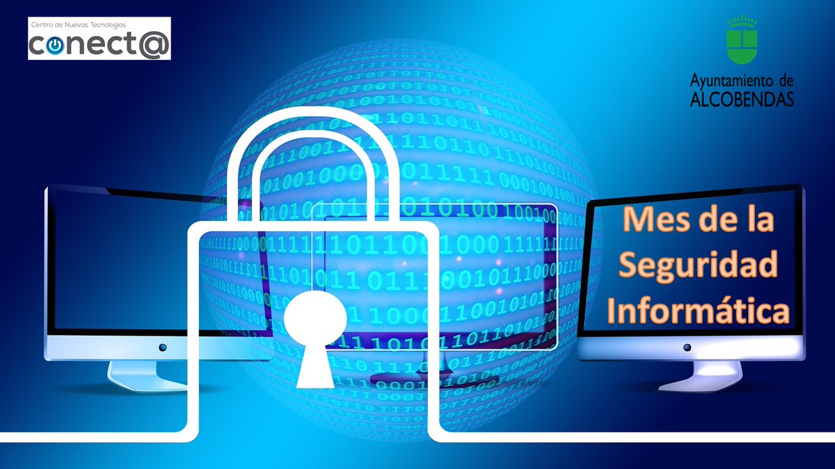 ALCBDS_Conecta's tweet photo. El mes de Febrero lo dedicamos a la Seguridad Informática. A través de las redes sociales iremos compartiendo ideas, trucos, tic, herramientas para hacernos la vida más segura informaticamente hablando.  
#Alcobendas #Conecta  #Seguridad https://t.co/1OJMXRU8Hf