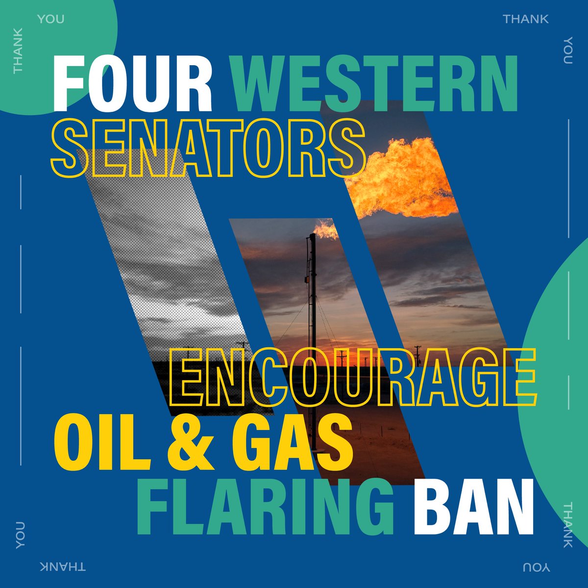 EDFaction's tweet photo. In a new letter, @SenatorBennet, @SenatorHick, @MartinHeinrich &amp; @SenatorLujan call on @BLMNational to cut methane waste on federal and tribal lands by ending the wasteful practices of routine venting and flaring. https://t.co/QpxGq33Wm4