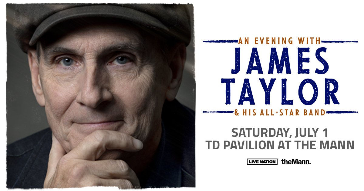 HighmarkMann's tweet image. 𝙅𝙐𝙎𝙏 𝘼𝙉𝙉𝙊𝙐𝙉𝘾𝙀𝘿 ✨ @JamesTaylor_com is pleased to announce his upcoming performance with his All-Star Band at our TD Pavilion on Saturday, July 1. Tickets go on sale this Friday @ 10AM: bit.ly/3jzVfjy