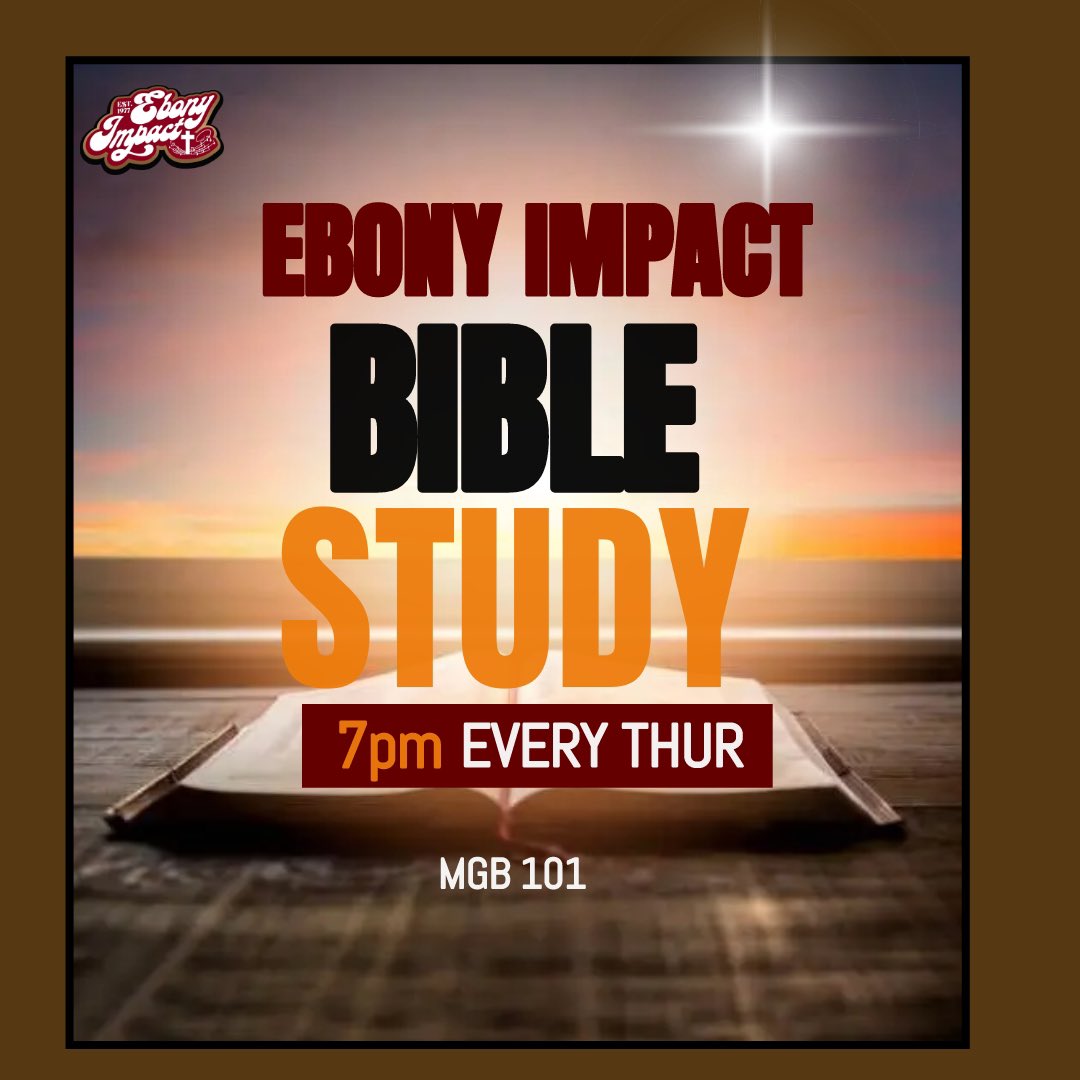 EbonyImpact's tweet photo. Hey, El FAMILY starting this Thursday we will have El bible study! https://t.co/kwsxYNtbPs