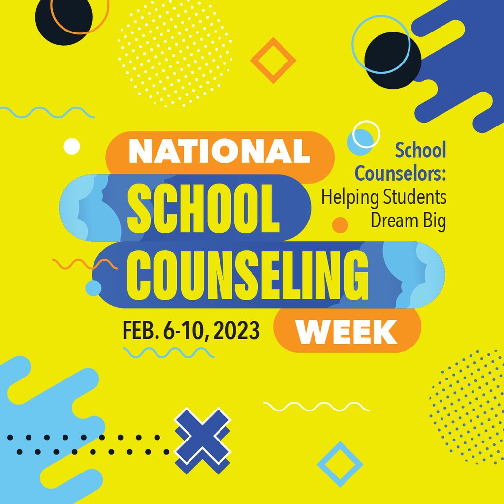 School counselors have a tremendous impact in helping students achieve school success and plan for a career.   Leave a ❤️️ or comment of appreciation for our amazing counselors in the comments!  ⬇️ #NCSW23