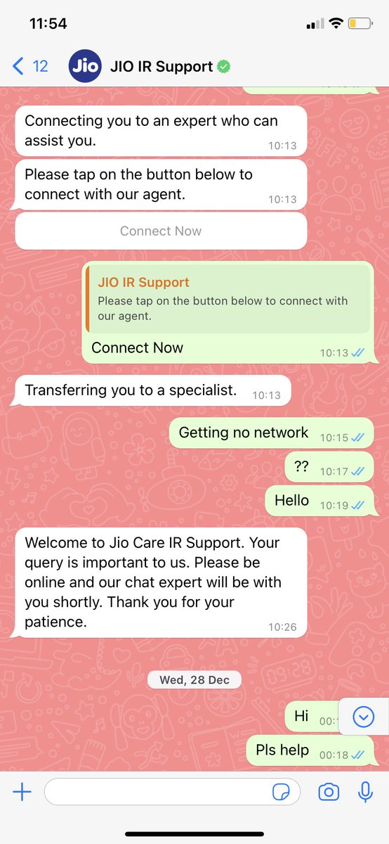 RichaRajani5's tweet photo. @reliancejio @JioCare 
Pathetic service and resolution from the Jio team. Activated an IR pack which never worked, despite numerous attempts to speak to Jio care. No refund issued even after following up for a 1.5 months and talking to customer care on mail and over the phone. https://t.co/i28wMEAmPU