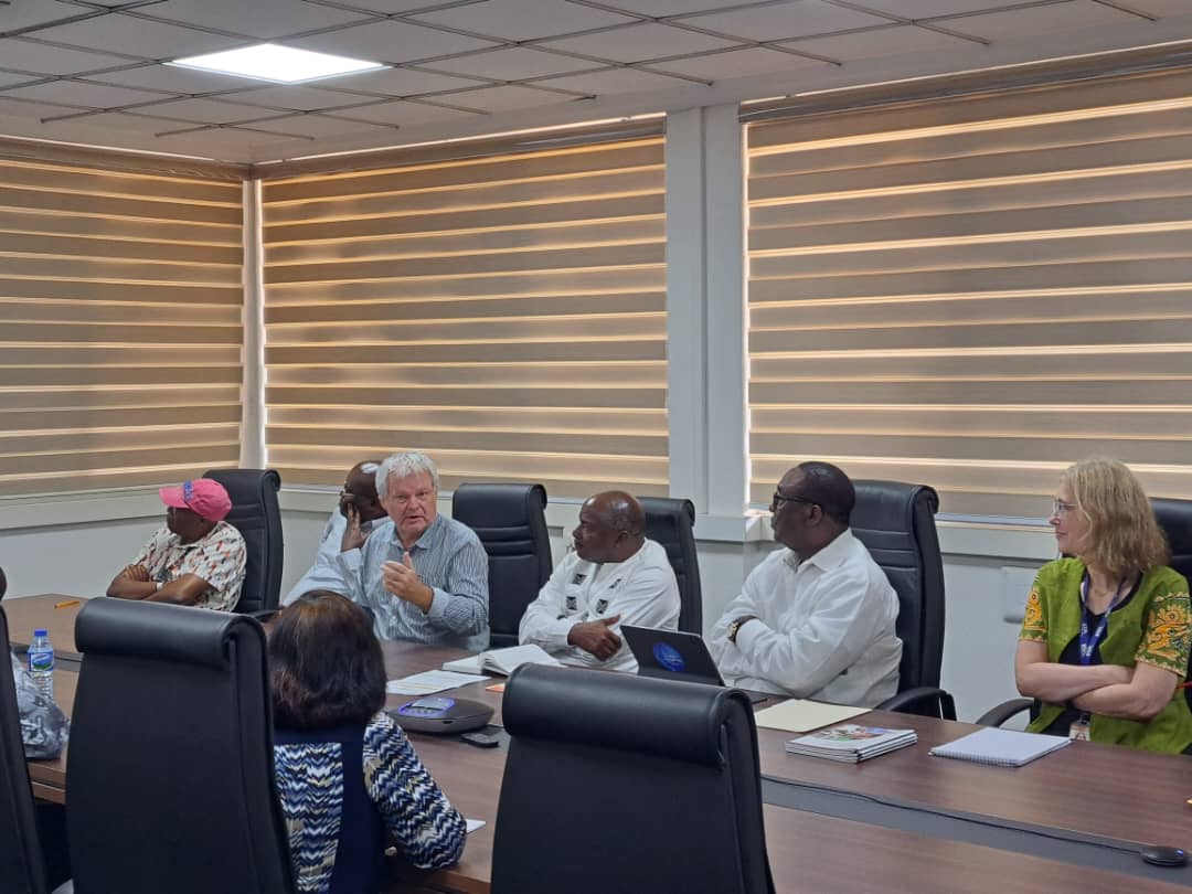 Our newly elected Director General, <a href="/simeonehui/">Simeon Ehui</a>, is touring the IITA Ibadan campus facilities &amp; meeting with management this week. Dr Ehui takes over the role from <a href="/NteranyaS/">Nteranya Sanginga</a>, who has retired after 11 years of outstanding leadership.