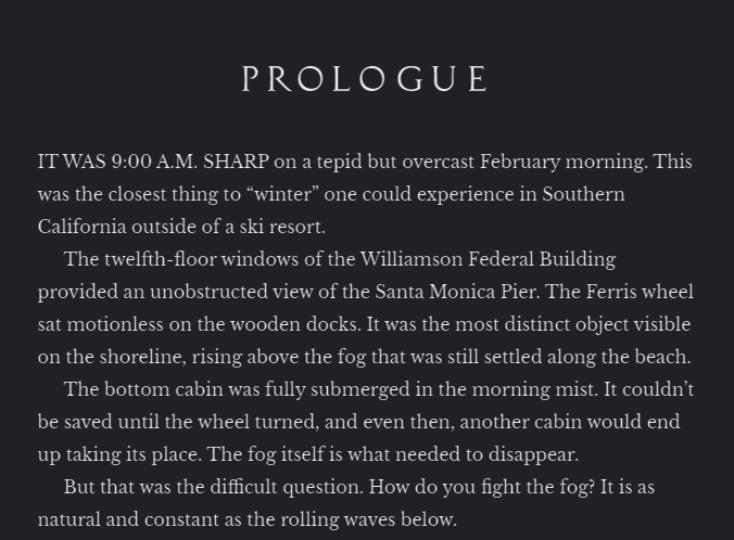 Today marks the first day of the Harbinger novel's main story, which unfolds over the course of 2023.

Get your copy, along with the first book, Homecoming, today!

amazon.com/dp/B0BNPTLFQD

#HomecomingVillaVista #HarbingerVillaVista