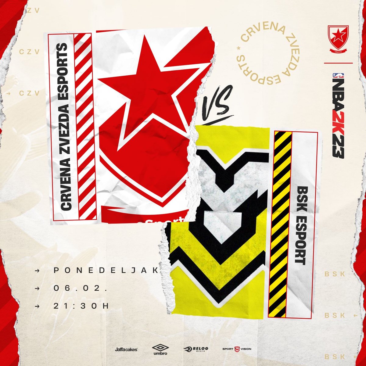 It's time for the first European title 🏆
Time to make a show ⭐🔴⚪

⏰ 21:30 CET
🆚 <a href="/TeamBSK_/">BSK ESPORT</a>
🏆 @Bounce2KLeague finals