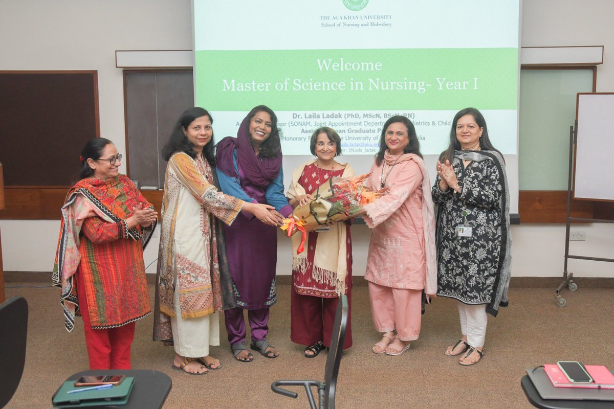 laila_ladak's tweet photo. #AKUSONAM welcomes the newly enrolled 50 #MSCN students-class of 2024 - a symbolic promise to advance the Nursing profession #APN #NursingResearch #LMIC @TazeenSaeedAli @BaroliaRubina @Khairulnissaaj @DrRafatJan @RKarmaliani @AfafMeleis @AdilHaiderMD @AKUGlobal https://t.co/c5B3I0kYpo