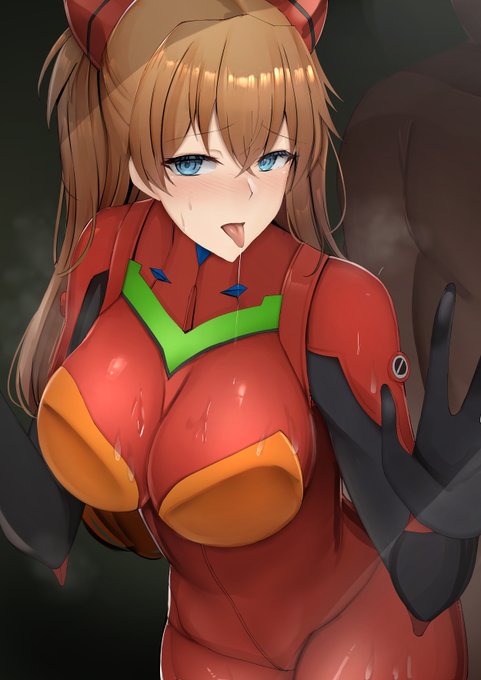 Odaibako#2 エヴァンゲリオンのアスカさんはじめで描いてみました..正直結構難しかった..特に服..でもいい経験になったOdaibako request#2:Asuka from evangelion 