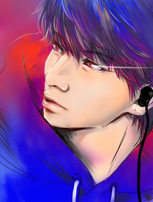 久しぶりのデジタル勢いで描いた一応アイチャン… 