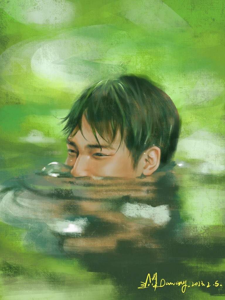 Luckydawang's tweet photo. 希望Apo能看到我的画
Colorful Apo Green💚
For Nnattawin‘s Birthday
Third Wish to Apo, nature and sample like a child
@Nnattawin1 
五颜六色的波之绿色
第三个愿望 愿你永远如孩童般纯真
#Nnattawin #MileApo #MilePhakphum #APOprojectBD2023 #apocolleagues #KinnporscheWorldTour https://t.co/oIZusFeE8B