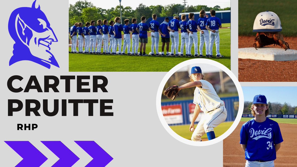 LebanonHSBsbl's tweet photo. This week's Senior Spotlight goes out to RHP Carter Pruitte. Carter looks to bounce back and have a big Senior year after injuries sidelined him most of 2022. https://t.co/JELLonvdvI