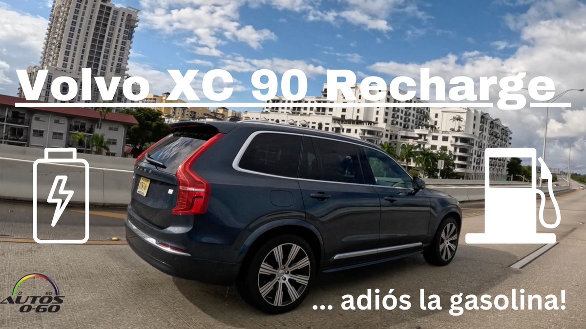 #TestDrive @VolvoCarUSA XC90 Recharge AWD Ultimate 2023 ... adiós la #gasolina ⚡️💯⛽️🔋! @DriveShopUSA @volvocars  #video: youtu.be/24kCGawwT4o