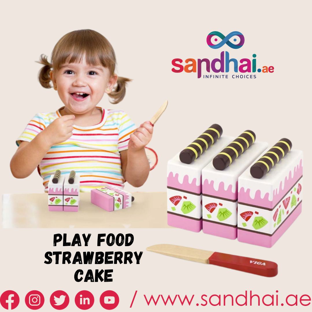 SandhaiGlobal's tweet photo. Play food-Strawberry cake 🎂
Kids have now more fun on Sandhai😍
Get now👇
 https://t.co/qkixKlnsBc
 #onlineshopping #OFF50 #kidsfun #playfoodforkids 
 #uae https://t.co/IS6zatzD2B