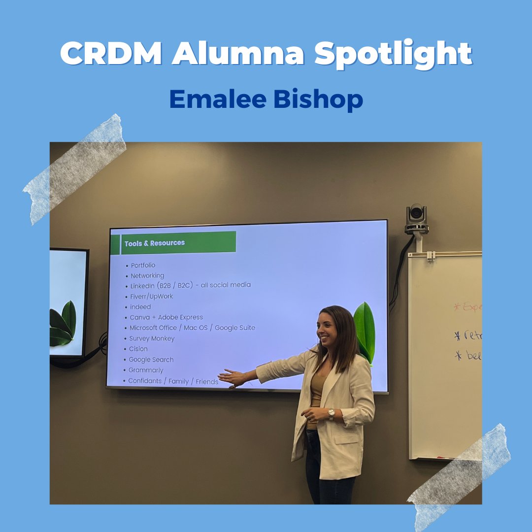 Last Tuesday, CRDM alum and former WCC Graduate Assistant Coordinator Emalee Bishop, M.A., hosted a professional development workshop on how to transition from academics into a successful career. Do you want to stand out in the job market? Book an appointment with us today!