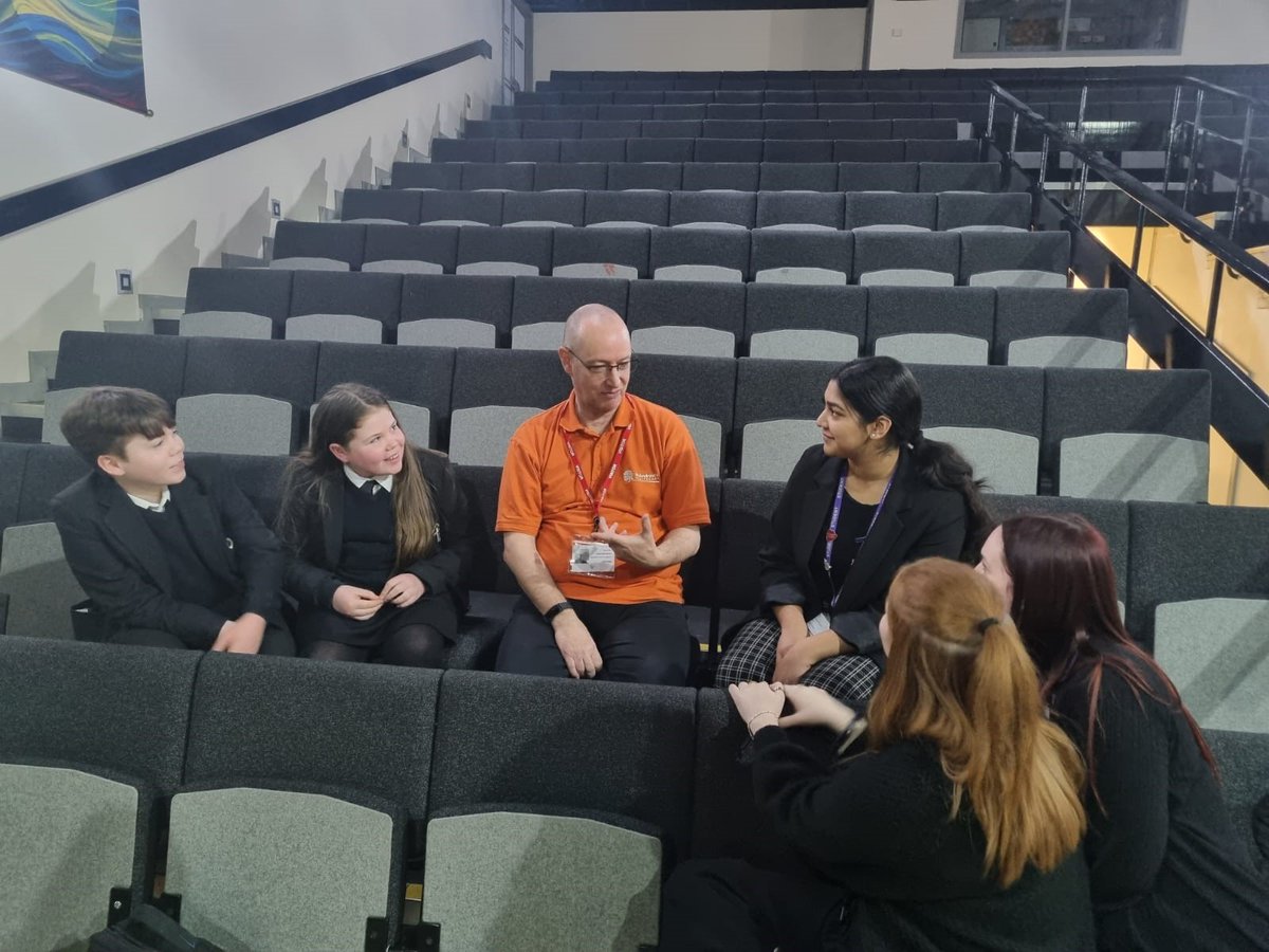 StAndrewsCare's tweet photo. It's #ChildrensMentalHealthWeek and our LightBulb team have had a brilliant day at @becketcs, talking to staff and students about #mentalhealth. 

Thank you to all the students who took the time to share their stories with @BBCNorthampton, too! 
#WeAreSTAH #LightBulbRoadshow https://t.co/0GMJudZkEg