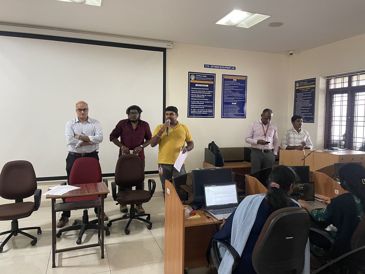 PrabhuShankarnd's tweet photo. Today we had the The Depository Trust & Clearing Corporation (DTCC) internship programme assessments for the class of 2024
Loyola-ICAM College of Engineering and Technology π«
@drgk81
#loyolaicamcollege
#LICET
#LICETPlacecom
#Internship2023 https://t.co/naRq5PVoAz