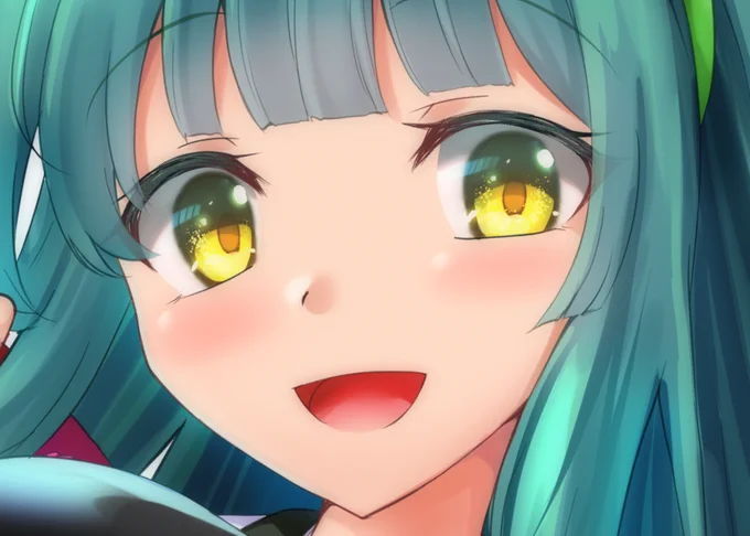 比較的最近の絵たちの顔アップお目目はキラキラしてるけど周りの塗りから浮いてる感が否めない 