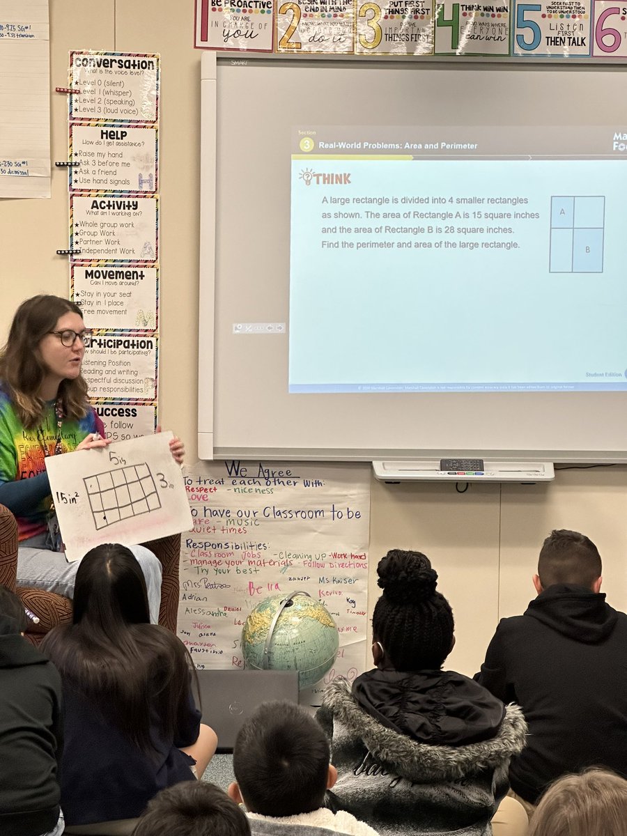 ThishaWilkerson's tweet photo. Real world problems involving area and perimeter… #fourthgrademath @MireyaFromTX @KathyCherryAP @ReesStars https://t.co/GPrrzMIhuY