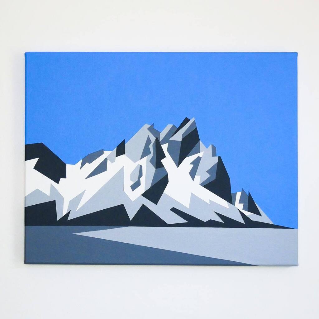 New collection is now live on the website.
We are using the term collection loosely but all new paintings are now listed and for sale 🏔
.
Vestrahorn, Iceland 
Acrylic on canvas.
45x35cm
Link in bio 👉🏻 instagr.am/p/CoUze_dM-rf/