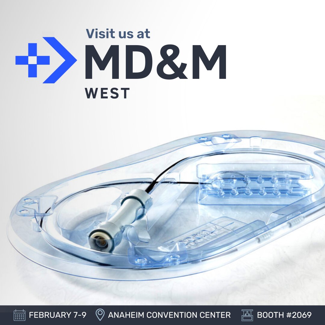 PIThermoforming's tweet image. MD&amp;amp;M West starts tomorrow! Connect with our dedicated healthcare team at booth #2069 to learn about our specialized capabilities: 
• RTU Pharma Tubs
• Catheter Trays
• Tritan™ Copolyester Trays
• Automation Trays
• Particulate Elimination Solutions
#DiscoverEngineerBuild