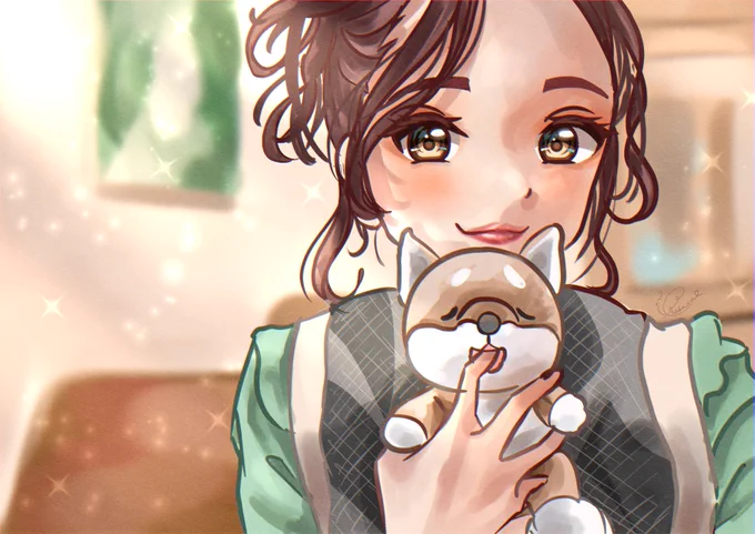 この前の生放送の時に描いた杏ちゃんお気に入りなので再投稿#伊波杏樹生誕祭2023#伊波杏樹誕生祭2023 