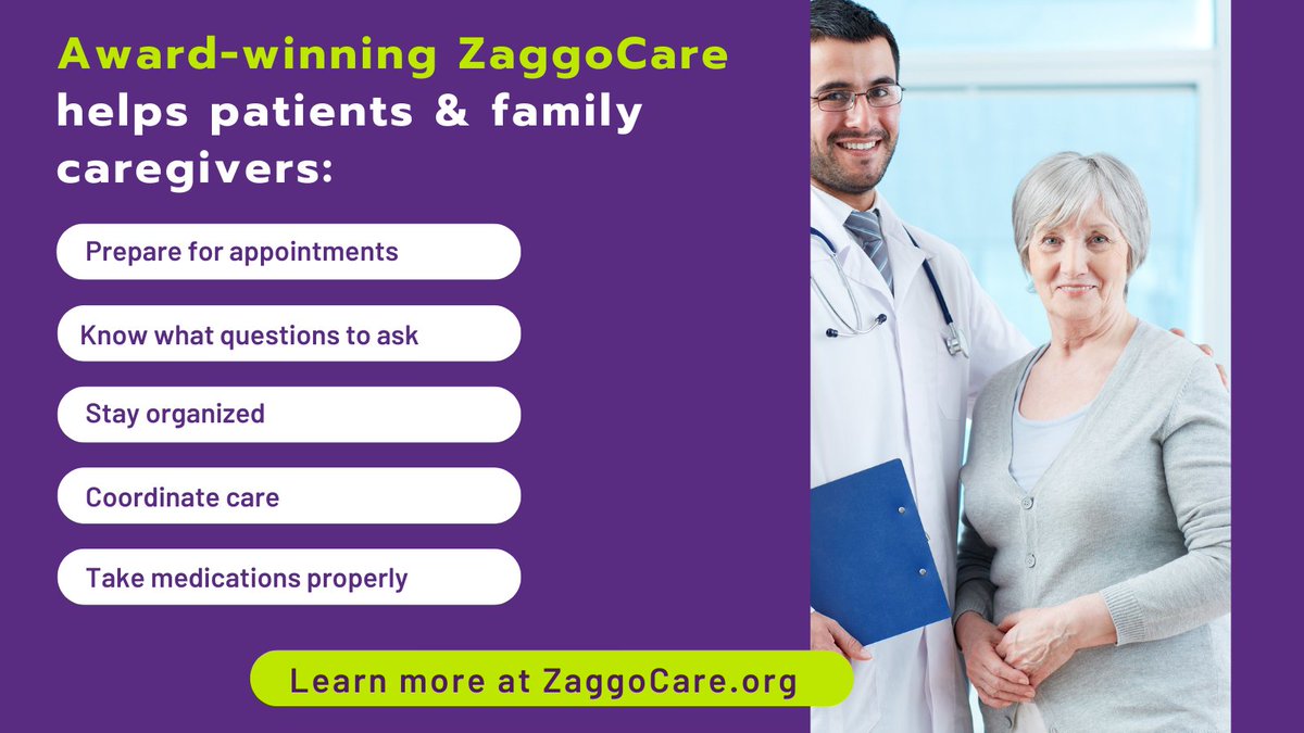 ZaggoCare's tweet photo. ZaggoCare helps patients & family caregivers - either newly diagnosed or with long-term medical conditions. Learn how: https://t.co/Qjqhv7bD07
#CaregiverToolkit #Patients #HealthcareTips #CaregivingTips #PatientSupport #PatientToolKit #NavigatingHealthcare #TreatmentDecisions https://t.co/Btl1UqjgN9