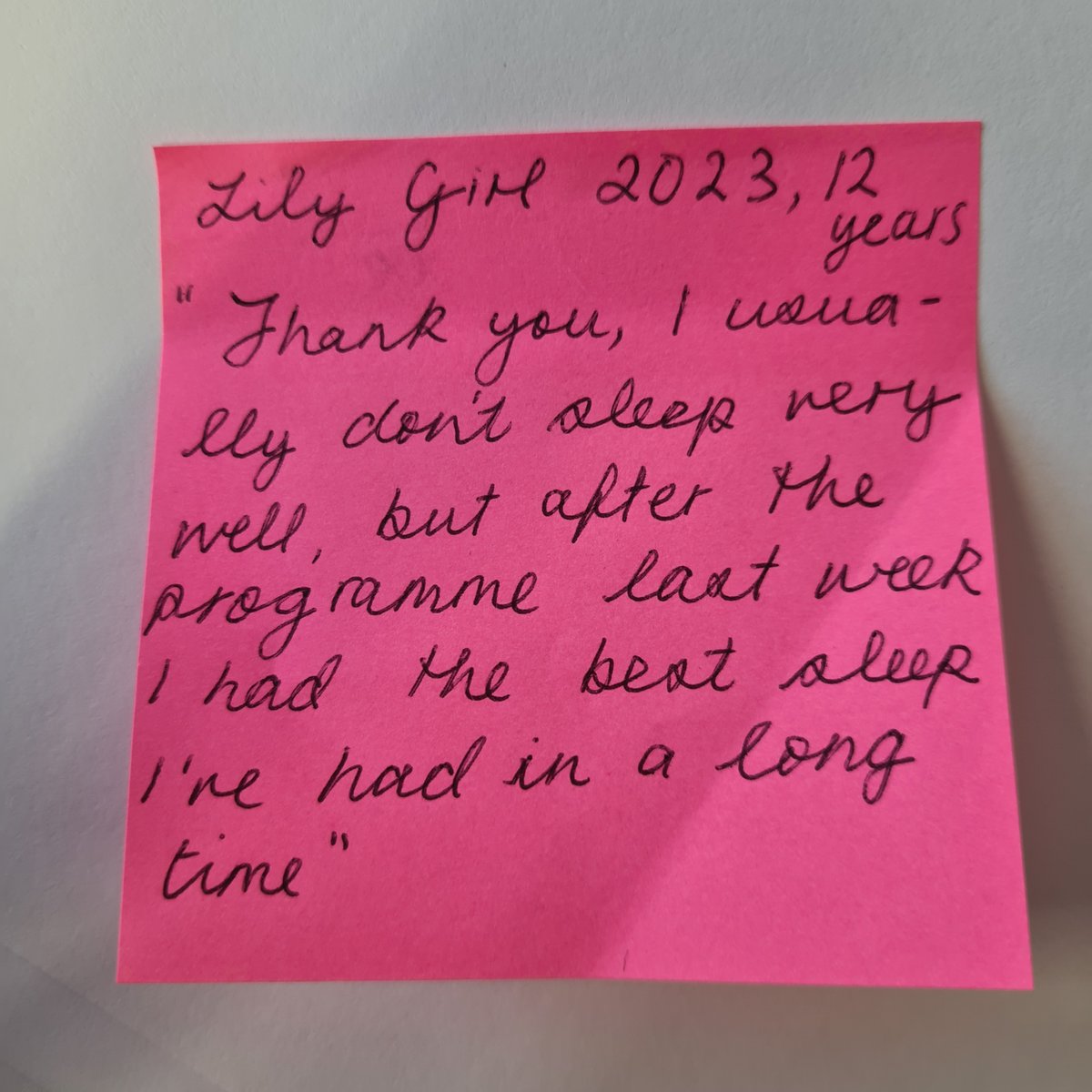 Glow_NI's tweet photo. 12 years old

What keeps a 12 year old up at night?

Our Youth worker Aliyah was shocked when her LILY participant presented her with this feedback.

This Week is Children's Mental Health Week. 

Let's support our youth. #childrensmentalhealthweek  #charity #empower #vitalservice https://t.co/BXkCLNjR17