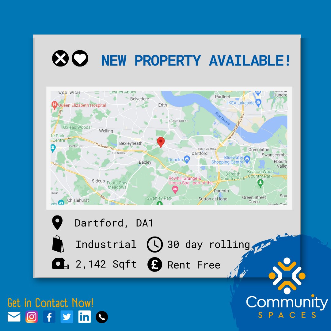 CommunitySpace5's tweet image. Not quite what you are looking for? Community Spaces have properties all over the UK and can actively seek suitable premises in your desired area.

Contact Community Spaces now to find out more. info@community-spaces.co.uk or call 01743 730 004