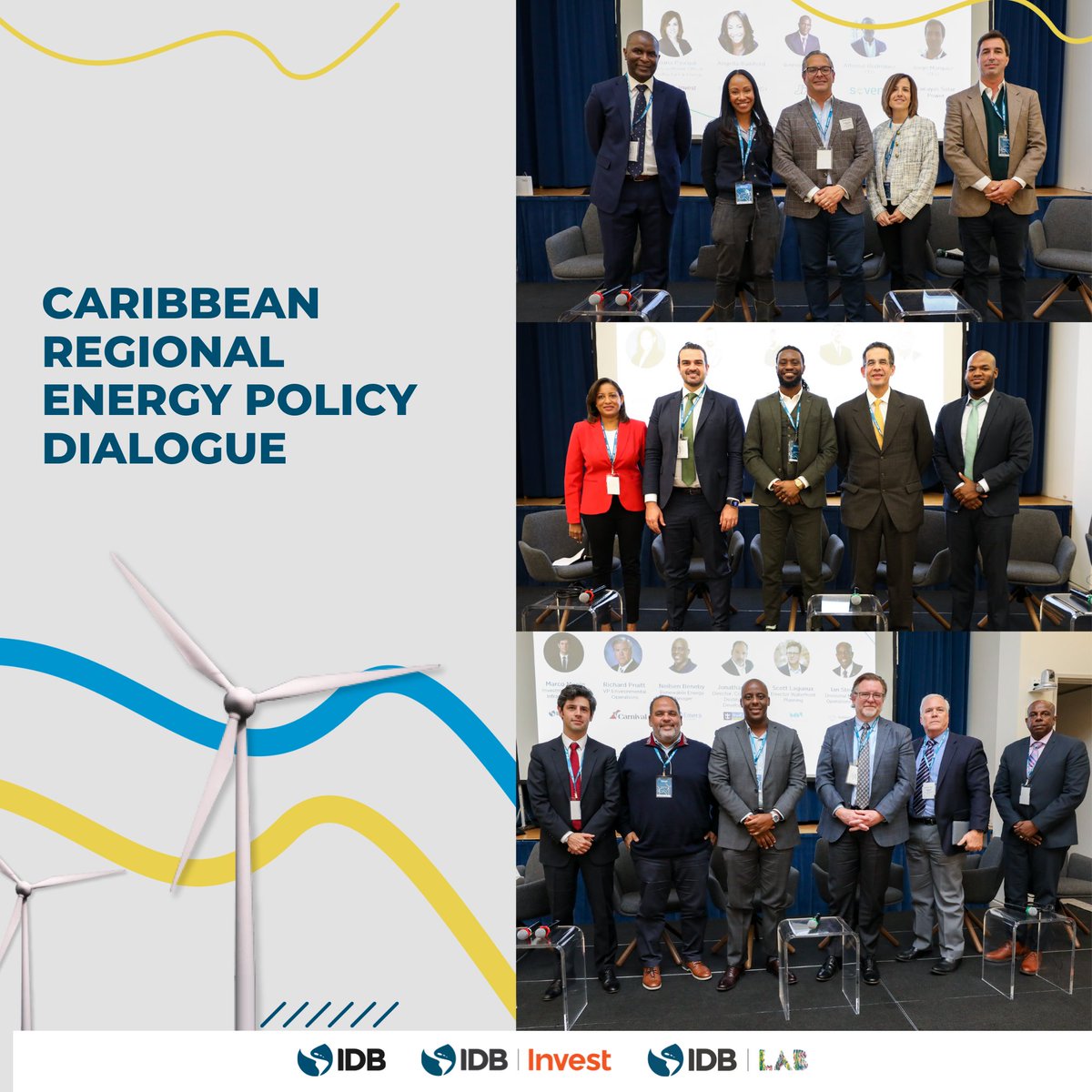 #IDBInvest, in collaboration with <a href="/the_IDB/">Inter-American Development Bank</a> &amp; <a href="/IDB_Lab/">IDB Lab</a>, organized the Caribbean Regional Energy Policy Dialogue. It was an opportunity to discuss critical #energy challenges and opportunities for the region. Here's a glimpse of the event. 👇